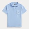 AZURE Men’s Ralph Lauren Custom Slim Fit Terry Polo Shirts