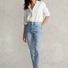 AZURE Women’s Ralph Lauren Callen High-Rise Slim Jeans AZURE Women’s Ralph Lauren Callen High-Rise Slim Jeans