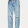 AZURE Women’s Ralph Lauren Callen High-Rise Slim Jeans AZURE Women’s Ralph Lauren Callen High-Rise Slim Jeans