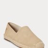 Beige Men’s Ralph Lauren Cevio Suede Espadrille