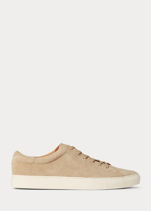 Beige Men’s Ralph Lauren Jermain Suede Sneakers Beige Men’s Ralph Lauren Jermain Suede Sneakers