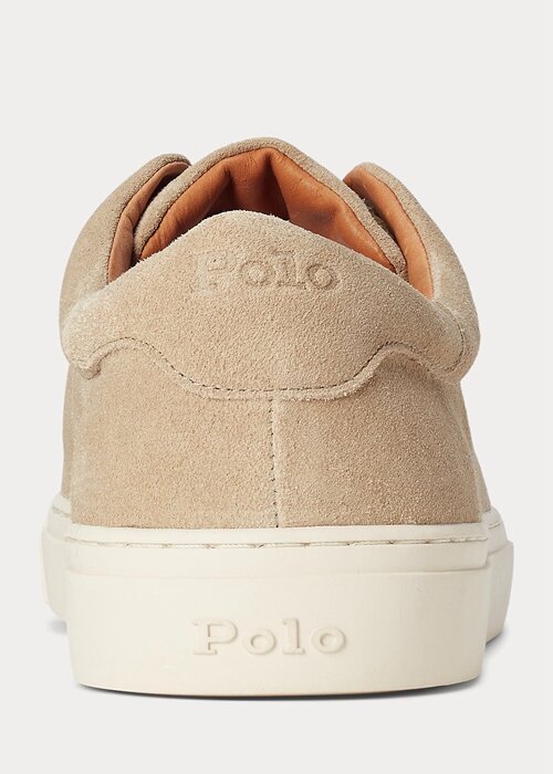 Beige Men’s Ralph Lauren Jermain Suede Sneakers Beige Men’s Ralph Lauren Jermain Suede Sneakers