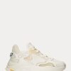 Beige Women’s Ralph Lauren Logo Tech Sneakers