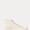 Beige Women’s Ralph Lauren Mayport Canvas Sneakers