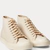 Beige Women’s Ralph Lauren Mayport Canvas Sneakers