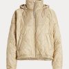 Beige Women’s Ralph Lauren Ripstop Packable   Jackets