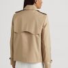 Beige Women’s Ralph Lauren Short Double-Breasted Coats