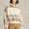 Beige Women’s Ralph Lauren Tonal Fair Isle-motif Fleece Pullover Sweatshirts Beige Women’s Ralph Lauren Tonal Fair Isle-motif Fleece Pullover Sweatshirts