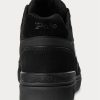 Black / Black Men’s Ralph Lauren Court Mid Pro Sneakers