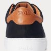 Black / Brown Men’s Ralph Lauren Jermain Pique Sneakers