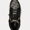 Black / Grey Women’s Ralph Lauren Rylee Monogram Jacquard High-Top Sneakers
