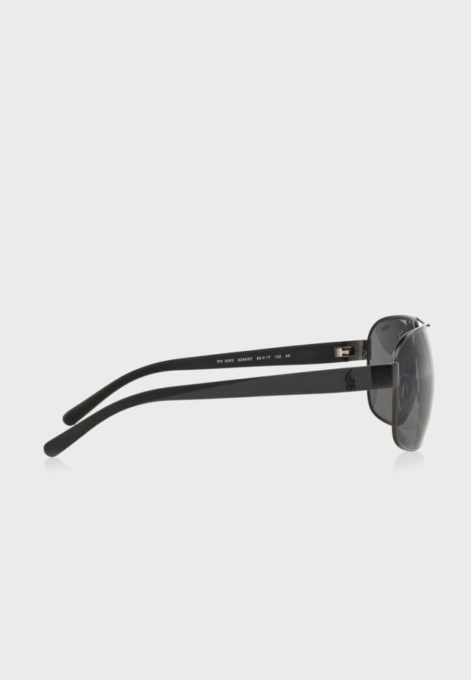 Black Men’s Ralph Lauren 0Ph3093 Oversized Sunglasses