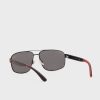 Black Men’s Ralph Lauren 0Ph3112 Aviator Sunglasses
