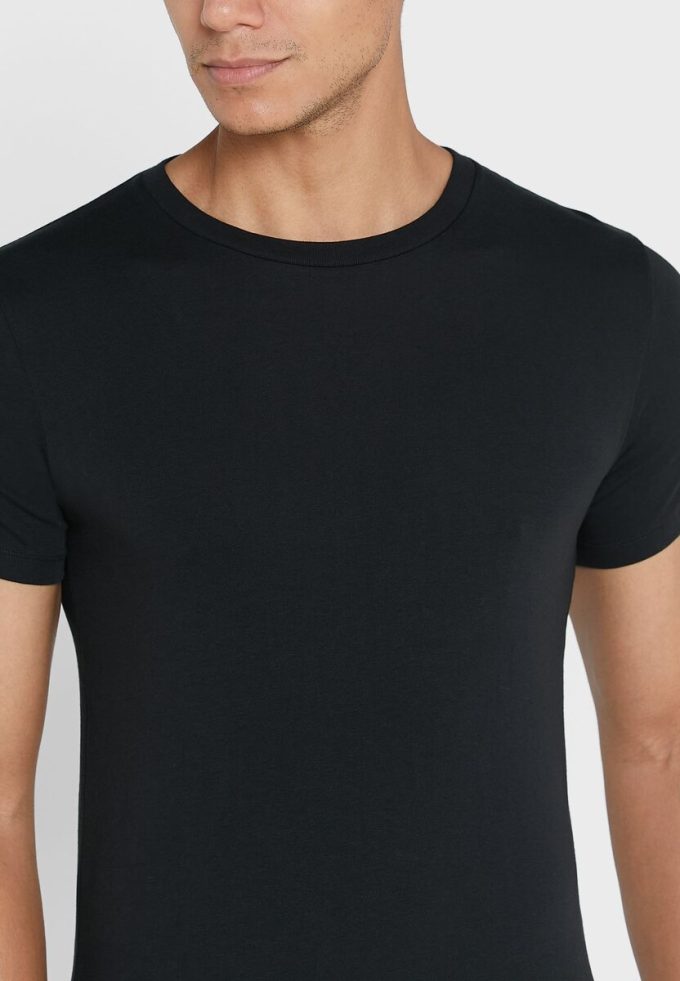 Black Men’s Ralph Lauren 2 Pack Essential Crew Neck T Shirts