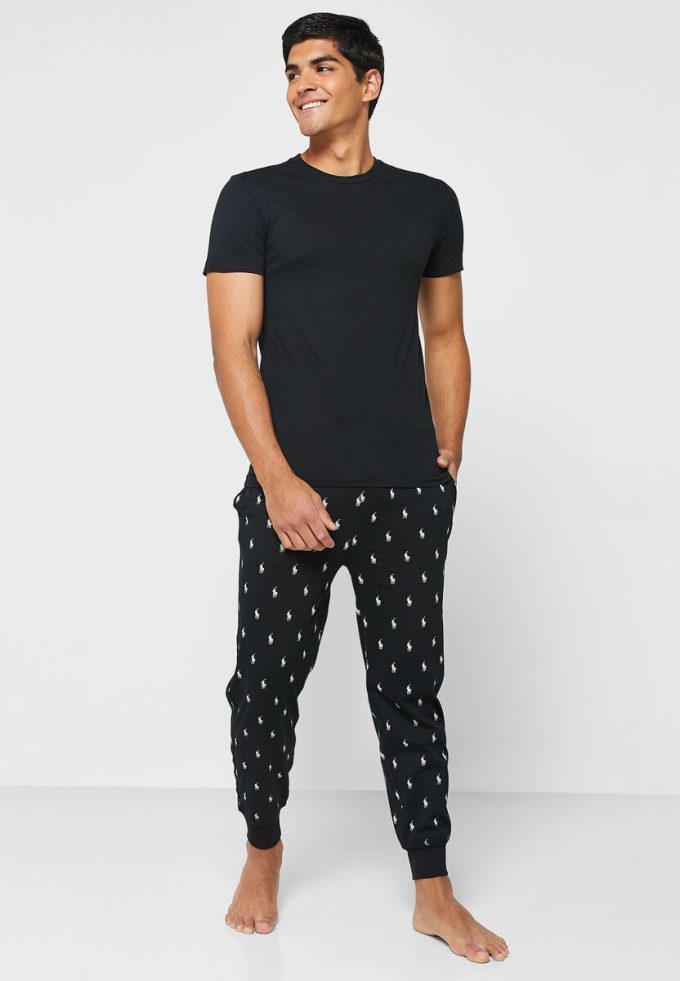 Black Men’s Ralph Lauren 3 Pack Assorted Crew Neck T Shirts