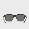 Black Men’s Ralph Lauren 57326G Square Sunglasses