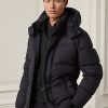 Black Men’s Ralph Lauren Cameron Wool-Blend Down Jackets