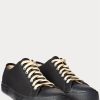 Black Men’s Ralph Lauren Canvas Sneakers Black Men’s Ralph Lauren Canvas Sneakers