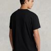 Black Men’s Ralph Lauren Classic Fit Big Pony Jersey T Shirts