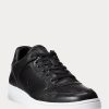 Black Men’s Ralph Lauren Court Sneakers