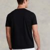 Black Men’s Ralph Lauren Custom Slim Fit Crewneck  T Shirts