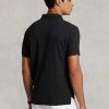 Black Men’s Ralph Lauren Custom Slim Fit Mesh Polo Shirts Black Men’s Ralph Lauren Custom Slim Fit Mesh Polo Shirts