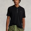 Black Men’s Ralph Lauren Custom Slim Fit Performance Jersey T Shirts