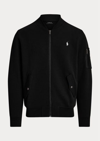 Black Men’s Ralph Lauren Double-Knit Bomber Jackets