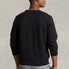 Black Men’s Ralph Lauren Double-knit Pullover   Sweatshirt