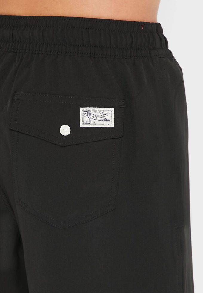 Black Men’s Ralph Lauren Drawstring Swim Shorts Black Men’s Ralph Lauren Drawstring Swim Shorts