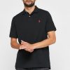 Black Men’s Ralph Lauren Essential Polo Shirts