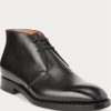 Black Men’s Ralph Lauren Frasco Calfskin Chelsea Boots