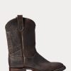 Black Men’s Ralph Lauren Leather Boots