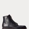 Black Men’s Ralph Lauren Leather Boots