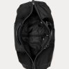 Black Men’s Ralph Lauren Leather-Trim Hybrid Garment Duffle Bags