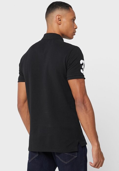 Black Men’s Ralph Lauren Logo Polo Shirts Black Men’s Ralph Lauren Logo Polo Shirts