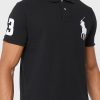 Black Men’s Ralph Lauren Logo Polo Shirts Black Men’s Ralph Lauren Logo Polo Shirts
