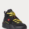 Black Men’s Ralph Lauren PS100 High-Top Sneakers Black Men’s Ralph Lauren PS100 High-Top Sneakers
