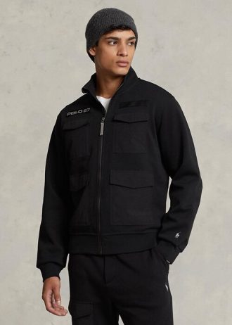 Black Men’s Ralph Lauren Water-Repellent Hybrid Jackets