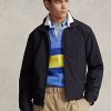 Black Men’s Ralph Lauren Water-Repellent Packable Jackets