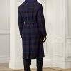 Black / Nacy Men’s Ralph Lauren Plaid Wool Twill Balmacaan Topcoat Coats Black / Nacy Men’s Ralph Lauren Plaid Wool Twill Balmacaan Topcoat Coats