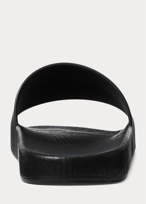 Black / Red Men’s Ralph Lauren Signature Pony Slippers Black / Red Men’s Ralph Lauren Signature Pony Slippers