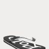 Black / White Men’s Ralph Lauren Bolt Logo Flip Flops