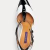 Black / White Women’s Ralph Lauren Haskell Color-Blocked Calfskin Heels Black / White Women’s Ralph Lauren Haskell Color-Blocked Calfskin Heels