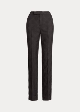 Black Women’s Ralph Lauren Alaina Jacquard Tuxedo Pants