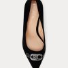 Black Women’s Ralph Lauren Amory Velvet Heels