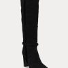 Black Women’s Ralph Lauren Aubri Suede Boots