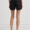 Black Women’s Ralph Lauren Belted Linen Shorts Black Women’s Ralph Lauren Belted Linen Shorts