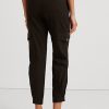 Black Women’s Ralph Lauren Belted Ponte Cargo Pants