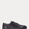 Black Women’s Ralph Lauren Bryn Leather Sneakers